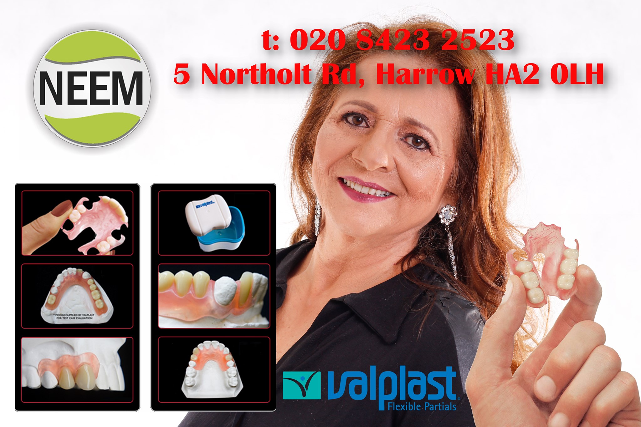 Missing Teeth » Neem Dental Clinic Harrow » Valplast Flexi Dentures