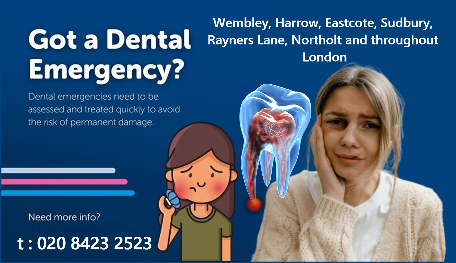 Need an Emergency Dentist? No Long Waiting Lists. Book Today
