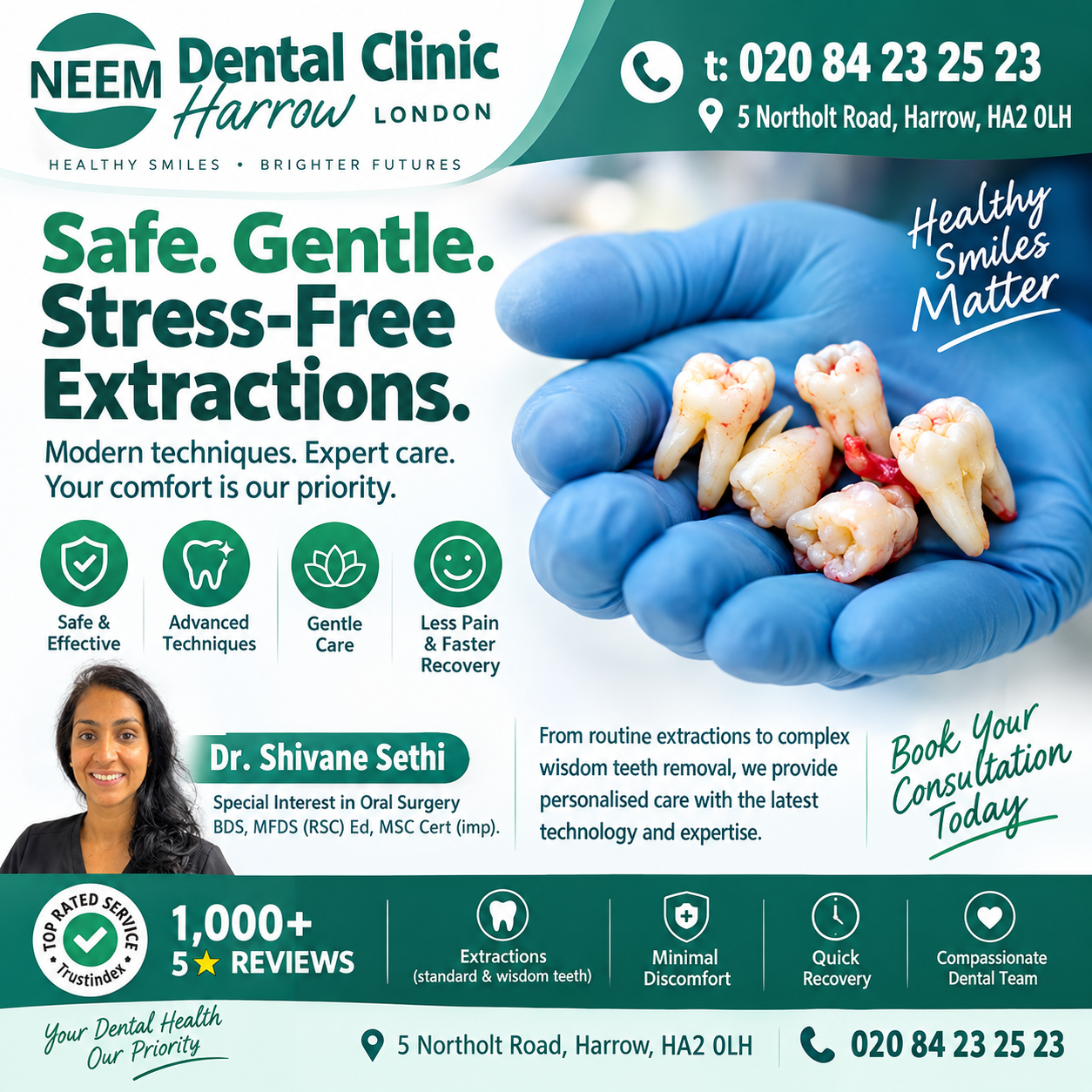 Complex Wisdom Tooth Extraction Harrow | Dr. Shivani Sethi | Neem Dental Clinic Complex Wisdom Tooth Extraction Harrow | Dr. Shivani Sethi | Neem Dental Clinic